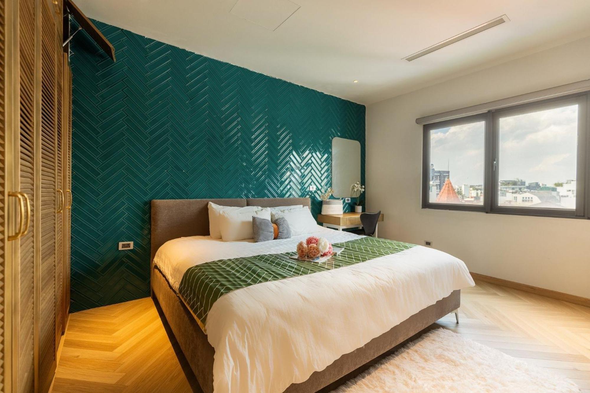 M Apartment Lakeside - Cara Rustic Hanoi Kültér fotó