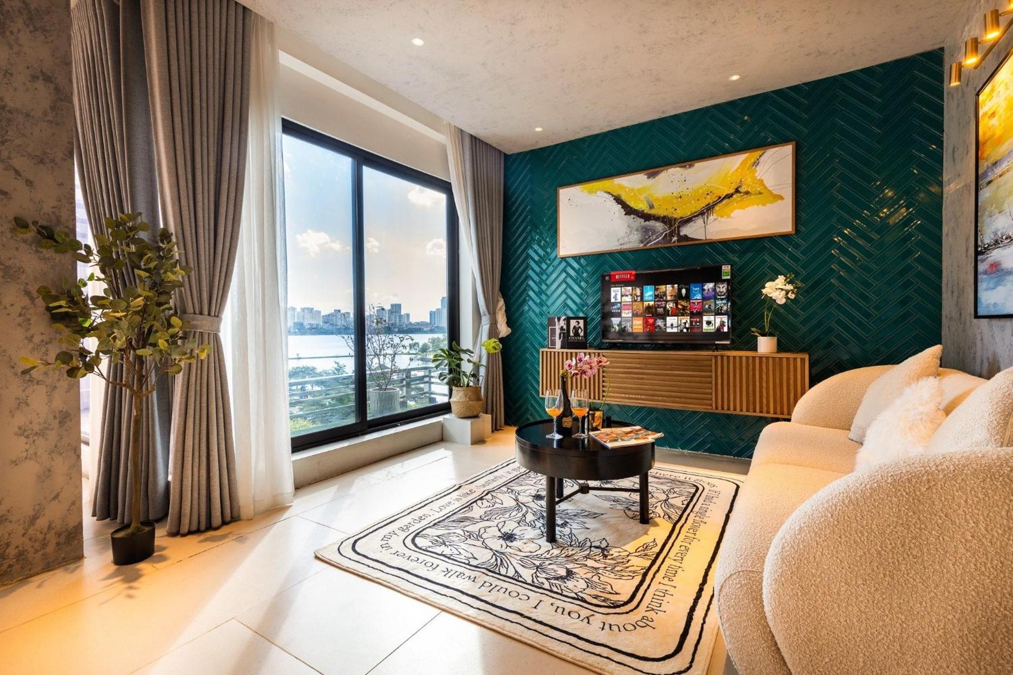 M Apartment Lakeside - Cara Rustic Hanoi Kültér fotó