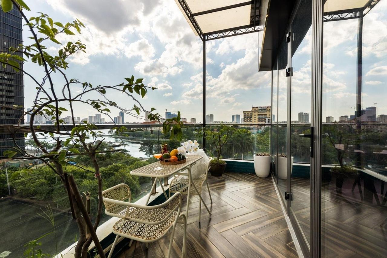 M Apartment Lakeside - Cara Rustic Hanoi Kültér fotó
